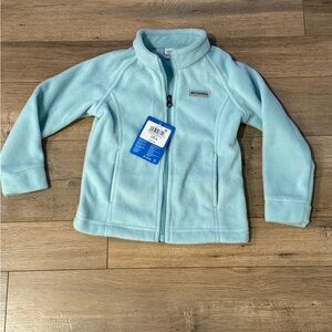 NWT Columbia 4T Light Blue Fleece Jacket